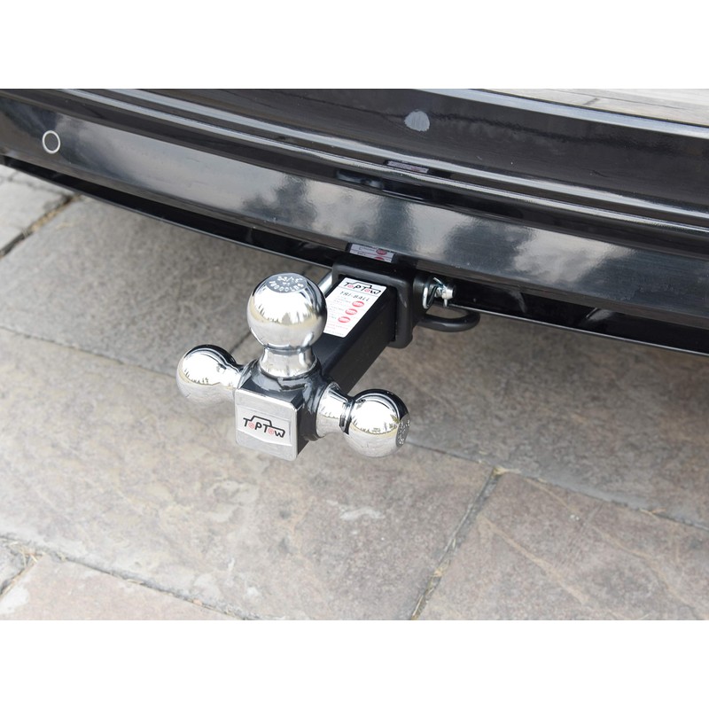 TOPTOW 64173HP Trailer Hitch Tri Ball Mount with 5/8 inch