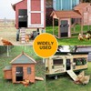 Solar Powered Automatic Chicken Coop Door, LCD Display Chicken Coop