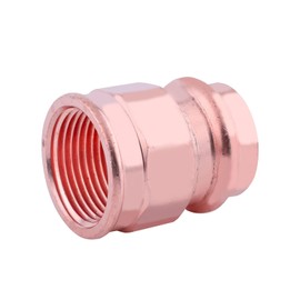 1-1/4'' Copper Press Female Adapter, Press Fit x FNPT Female Threaded NPT for Plumbing, HVAC, and Professional Use, Ensures Secure Connections Zero Lead