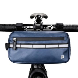 Rhinowalk Bike Handlebar Bag 3L Cycling Front Bag Bicycle Frame Waterproof Bag Suitable for Shoulder Bag, Handbag, Waist Bag(Blue)