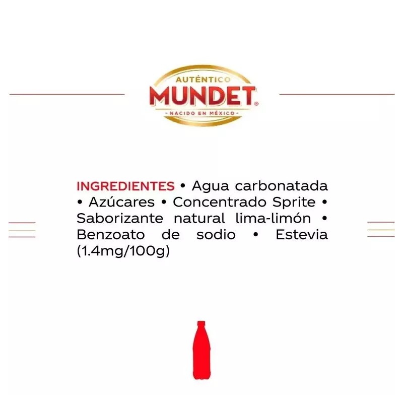 Sidral Mundet 8 BOTTLES Sidral Mundet Apple Soda 600ml