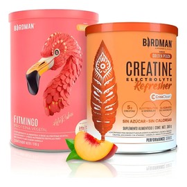 Birdman Kit Proteína Fitmingo 510g  Creatina Peach 300g