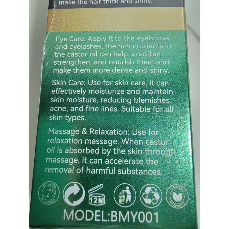 Aliver 100% Pure Organic Jamaican Black Castor Oil Cold Pressed