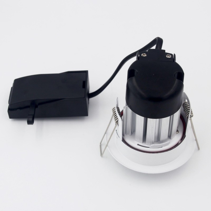 Leyton Lighting ELANXT-4K-CH ElanX Tilt Dimmable 8w LED Downlight, IP20,