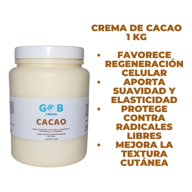Crema De Cacao Ozonizada - Gob - 1 Kilo