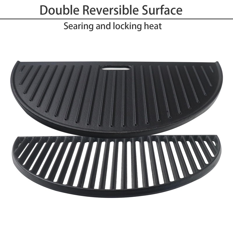 Plowo 18" Half Moon Cooking Grate and Half Moon Reversible