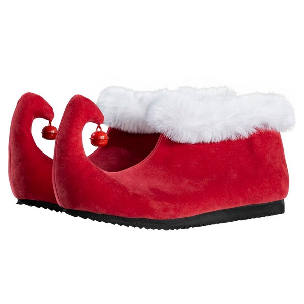 Green Monster Christmas Movie Red Shoes with Bells Halloween Costume