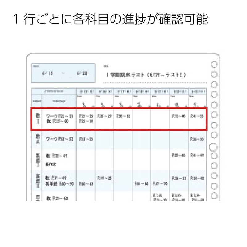 KOKUYO Campus Study Planner, Loose Leaf, Set of 2