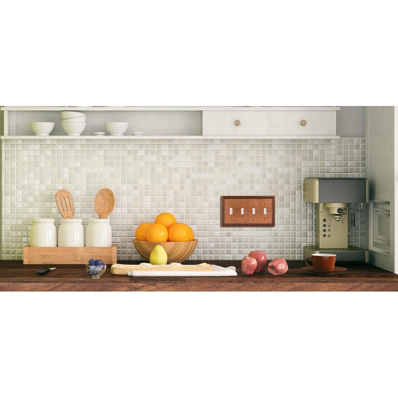 Henne Bery Raised Pearls Decorative Wall Plate Switch Plate Outlet