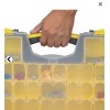 STOREHOUSE 20-Bin Medium Portable Parts Storage Case