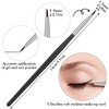 Lusofie 3pcs Eyeliner Brush Set, Professional Eye Makeup Brushes Angled