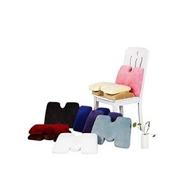 OctoRose Memory Foam Coccyx Cushion for car, Office Chair, Wheelchair, and Other Seat Cushion to Reduce Tailbone Pressure, Helpful for Back Pain, Sciatica, (Teal)