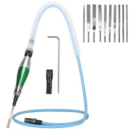 1/8" (3mm) Air Micro Grinder, Pneumatic Pencil Die Grinder, 28000 RPM Free Speed, For Cleaning Dies, Rotors, Backing Plates, Brake Pads, Mounts, Etc.