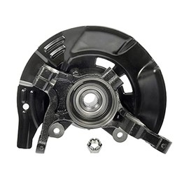 AutoShack KN798458 Front Passenger Side Complete Wheel Hub Bearing & Steering Knuckle Assembly 5 Lugs with ABS Replacement for 2011 Hyundai Sonata 2.4L FWD