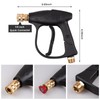 Clatoon Pressure Washer Short Gun, Foam Cannon with 1/4 Inch