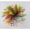 Durable Assorted Biodegradable Paper Straws 150 Count (Random)