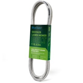 BlueStars GX25628 Deck Belt - Fits 42 inch Mower Deck J-Deere Z335E Z345M Z345R Z315E Z335M Z320M Z320R ZTrak Zero-Turn Z300 Series | Aramid Cord | 0.5'' x 118.63''