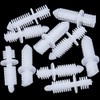 Rexka 10pcs Double End Xmas Tree Retainers Clips 11/32" Stem