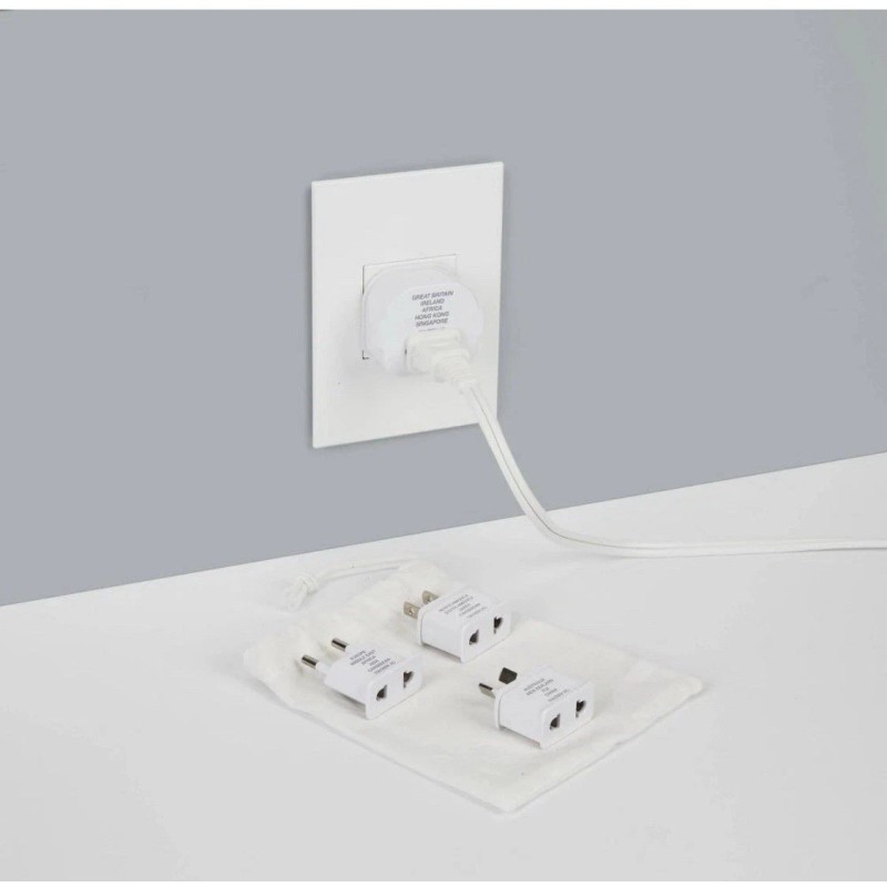 Travel Smart Polarized 12W Power Adapter Plug 4pc Set