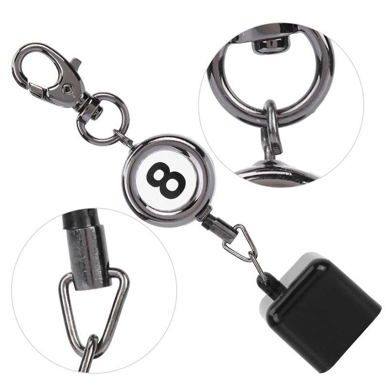Snooker Pool Chalk Tip, Billiards Pool Chalk Holder, Lightweight Metal