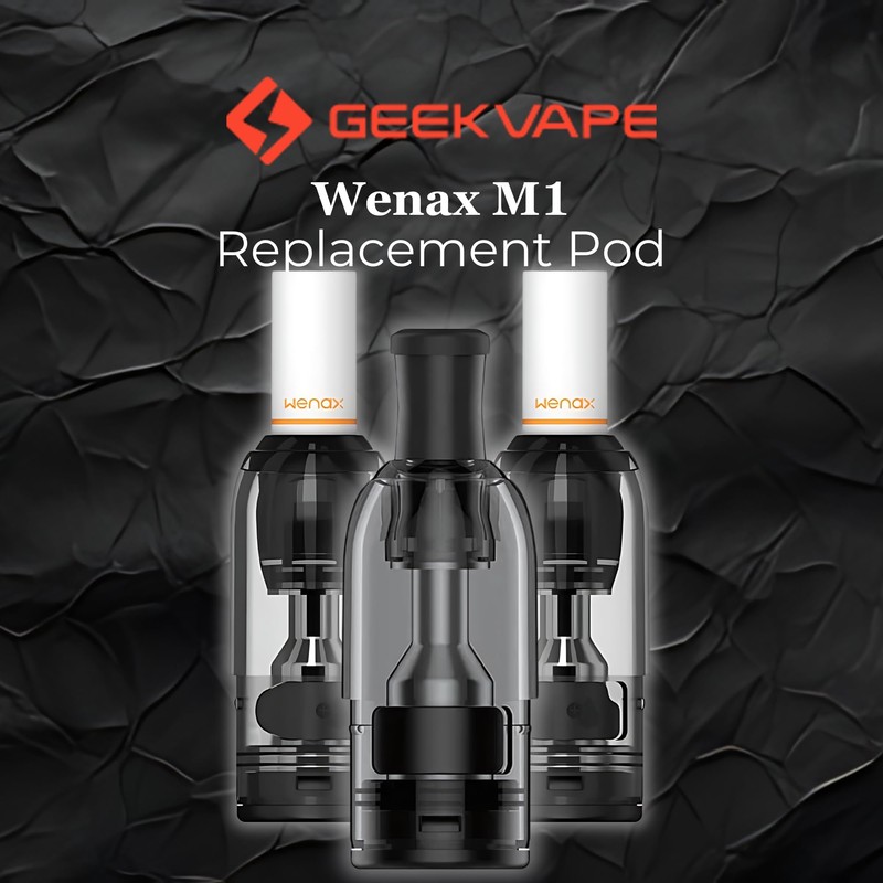 W-Direct Geekvape Wenax M1 Replacement Pod - 4 Pack -
