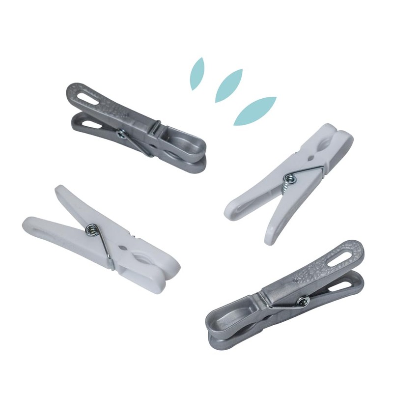 Laguelle 80 Plastic Clothes Pegs, Durable and Reusable, Ideal for