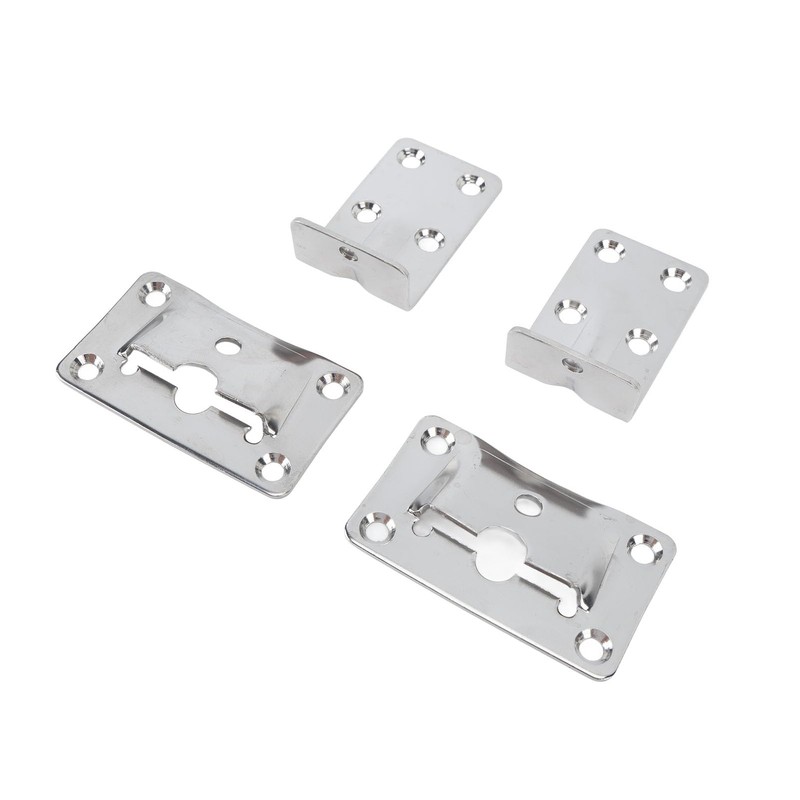 Removable Stainless Steel Caravan 1 Pair Removable Desktop Desk Mount