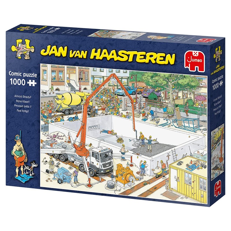 Jan Van Haasteren, Almost Ready, Puzzle 1000 Pieces Adults