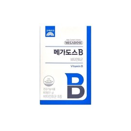 Goryeo Eundan Korea Eundan Megadose B Vitamin B Complex 850mg 60 tablets/mjc / 고려은단 메가도스B 비타민B군 850mg 60정/mjc