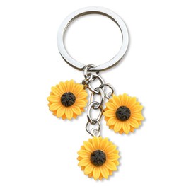 Kilener Sunflower Keychains Gifts for Women Girls Sunflower Keychain Accessories Party Favors Birthday Christmas Gift for Mom Daughter Best Friends Sunflower Themed Gifts for Women Sunflower Lovers