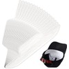 FUNNTY 100 Pcs Hat Sweat Liner Golf Absorbent Sweat Pad