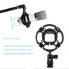 HLGHLG Universal Microphone Shock Mount for 42-46mm Mics, Professional Anti-Vibration