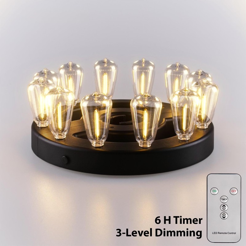 Umbrella Lights, Patio Outdoor Umbrella Lights Battery Operated with Dimmable