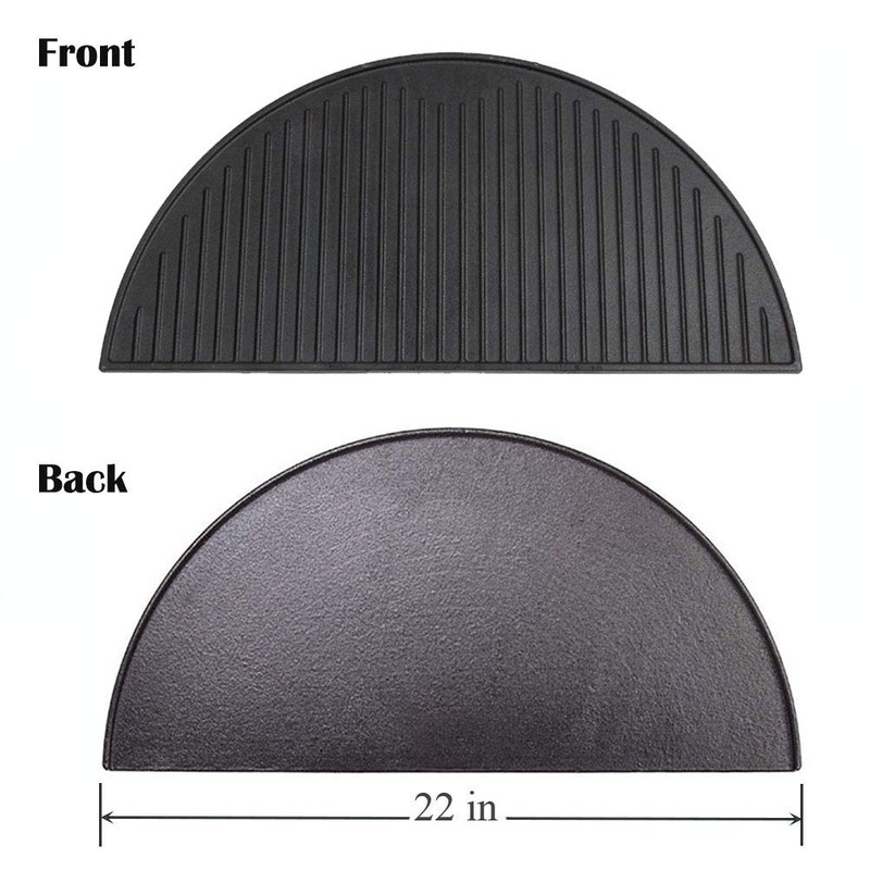 KAMaster 22" Half Moon Cast Iron Cooking Grate Grill Accessory