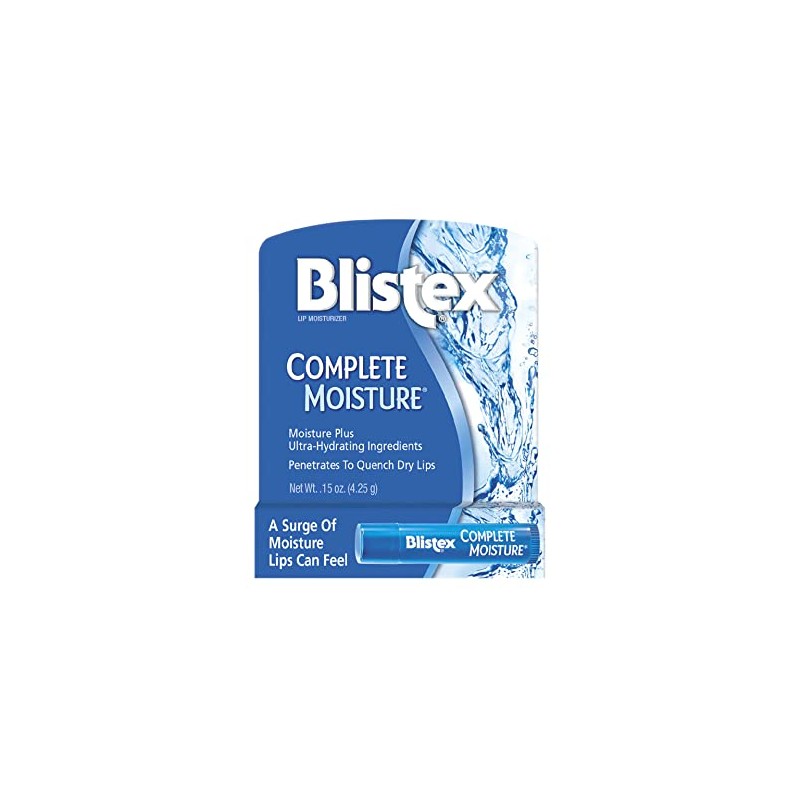 Blistex Bálsamo labial hidratante completo, paquete de 4