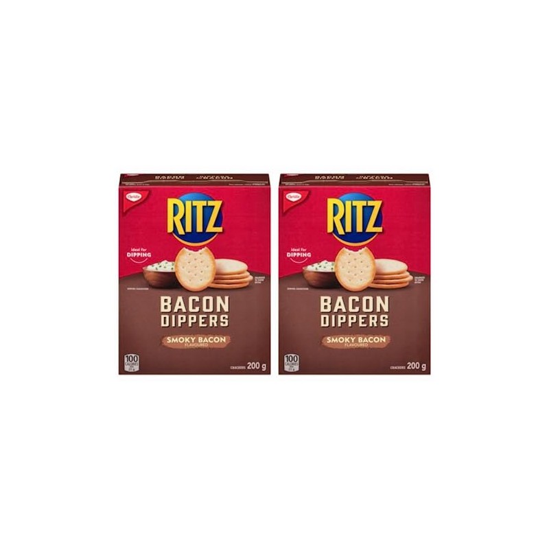 Christie Bacon Dippers Crackers, Ideal for Dipping, 200g/7.05 Ounces Pack