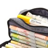 Large Capacity Pencil Case Multi Pocket Double Opening Cute Stationery