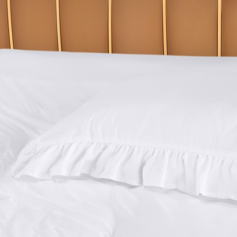 Utopia Bedding Ruffle Duvet Cover - Single Duvet Cover Set