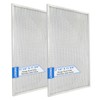 2 Pack-BPS1FA36 Range Hood Filter Upgraded Stainless Steel Frame 11-3/4"