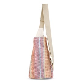 LONGING TO BUY Hemp Crossbody Chest Belt, Eco-Freindly Shoulder Belt for Men & Women (Rangoli- Light)