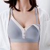 Wireless Nursing Bra V Shape Breastfeeding Breathable Maternity Bra with