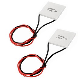 Hailege 2pcs TEC1-27145 SP1848 40x40mm SP1848-27145 SA Semiconductor Thermoelectric Heatsink Cooler Plates Peltier Plate for Power Generation