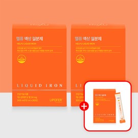 [2+1] Pregnant women's non-heme iron liquid iron supplement 24mg 30 packets, 3 pieces / [2+1] 임산부 비헴철 액상 철분제 24mg 30포, 3개