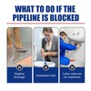 Jue-Fish Drain Cleaner, Toilet Kitchen Drain Anti-Clogging Deodorant Dredging Cleaner