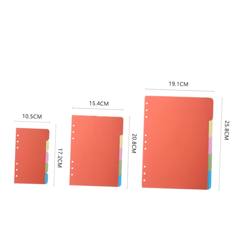 Operitacx Pack of 12 Notebook Refill Tabs Refill for Spiral