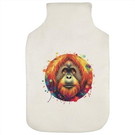 'Colourful Orangutan' Hot Water Bottle Cover (HW00035624)