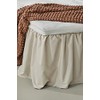 Jotex Zack Valance Bed Skirt, 100% High-Quality Organic Cotton, Height