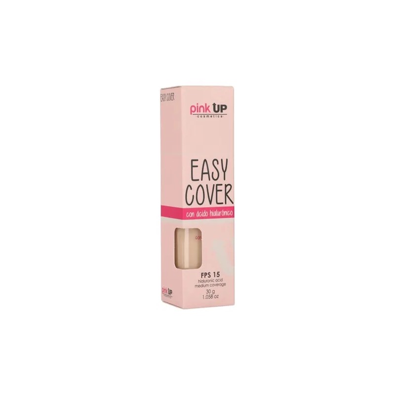 Pink Up Easy Cover Maquillaje Liquido Cobertura Media Base D