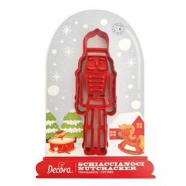 Decora 0255045 Plastic Nutcracker Cutter Red