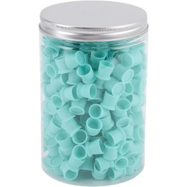 Ymiko 300 Vasos de Tinta de Silicona, Soportes de Pigmentos Flexibles de 12 Mm con Base de Succión, Contenedor de Almacenamiento Transparente para Suministros de Tatuaje y Herramientas de Arte de Uñas